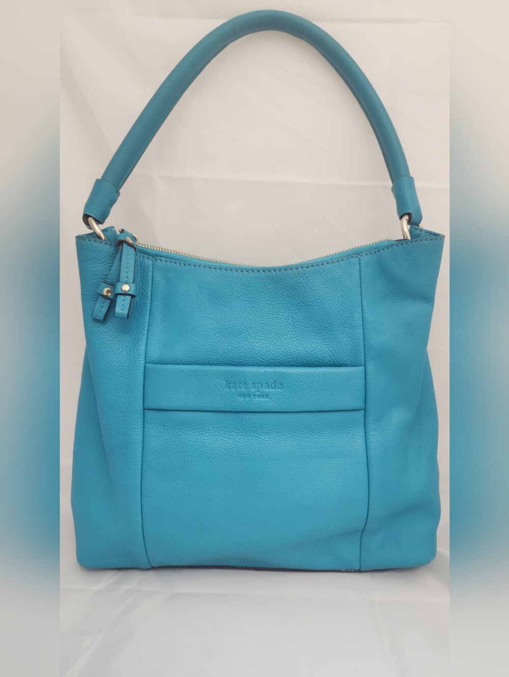 kate spade Turquoise Blue Leather Shoulder Bag